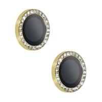 Temperuotas stiklas HARD DIAMOND kamerai (objektyvui) iPhone 17 aukso spalvos, 2 vnt.