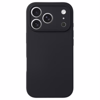 Silikoninis Lite dėklas telefonui Iphone 17 Pro Max juodas