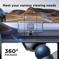 Joyroom JR-ZS400 magnetinis automobilinis telefono laikiklis prietaisų skydeliui - juodas