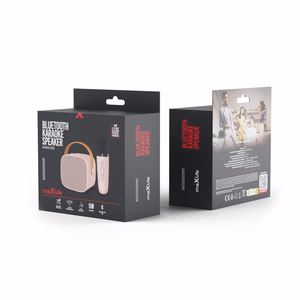 "Maxlife" "Bluetooth" karaokės garsiakalbis MXKS-100 rožinės spalvos