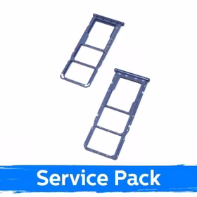SIM stalčiukas skirtas Samsung A750 A7 2018 SIM kortelės stalčiukas mėlynas originalus (Service Pack)