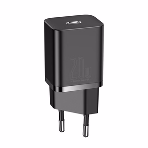 Baseus Super Si 20W USB-C įkroviklis, baltas (CCSUP-B02)