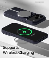 Dėklas Mercury Pure Magsafe Silicon Case Apple iPhone 17 Pro Max tamsiai mėlynas