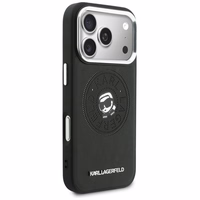 Karl Lagerfeld Point & Karl Sketch MagSafe Dėklas for iPhone 17 Pro Max - juodas