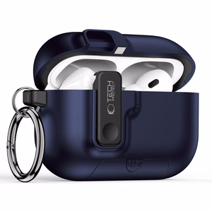 Tech-Protect Slim Hook dėklas AirPods Pro 3 tamsiai mėlynas