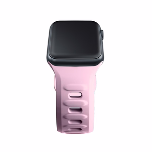 38/40/41/42 mm Powder Pink (small) - 3mk Silicone Watch Strap for Apple