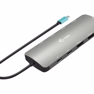 I-TEC USB-C Metal Nano dokas 2x HDMI + PD