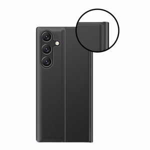 Naujas Sleep dėklas Flip su stovo funkcija Samsung Galaxy A26 - juodas