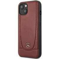 Mercedes MEHCP14MARMRE iPhone 14 Plus 6.7 "raudonas / raudonas kietasis dėklas odinis Urban Bengale