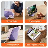 Dėklas Dux Ducis Vers Apple iPad 10.9 2022/iPad 11 2025 rožinis