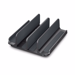 SPIGEN LD208S4 VERTIKALUS NEŠIOJAMOJO KOMPIUTERIO STOVAS SPACE pilkas