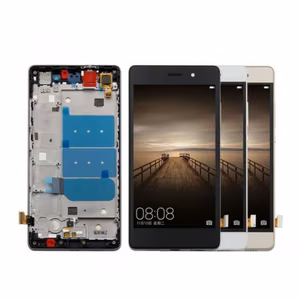 LCD Display Compatible With Huawei Ascend P8 with frame White HQ