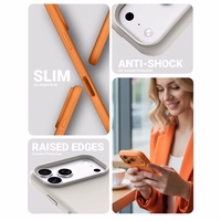 Crong Color Cover Magnetic - MagSafe iPhone 17 dėklas (juodas)