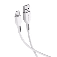 JELLICO laidas KDS-30 USB-C 3.1A 1M Baltas