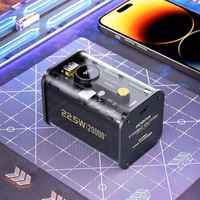 Išorinė baterija Dudao "K16Pro" juodas  20000mAh 22.5W (QC3.0/ USB) (LED ekranas)