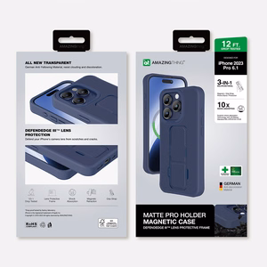 Amazing Thing Matte Pro Mag dėklas 12FT IP156.1PMPBU Iphone 15 Pro tamsiai mėlyna