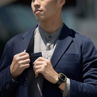 Uniq Moduo dėklas Apple Watch 4/5/6/7/8/9/SE/SE2 44/45mm - juodas ir garstyčios