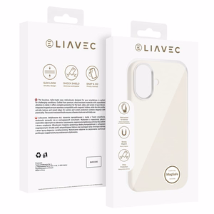 Liavec Silky Case with Metal Camera Frame for Iphone 17 beige