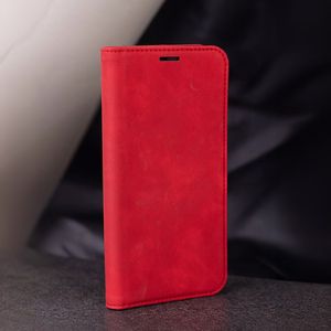 Smart Suede dėklas Honor 600 / Honor 600 Pro, raudonas