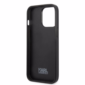Karl Lagerfeld KLHCP13XPMNIKPI Dėklas telefonui iPhone 13 Pro Max 6.7" - raudonas (m) Monogram Ikonik Patch