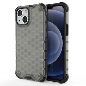 Honeycomb Case šarvu dangtelis su TPU buferiu iPhone 13 mini juodas
