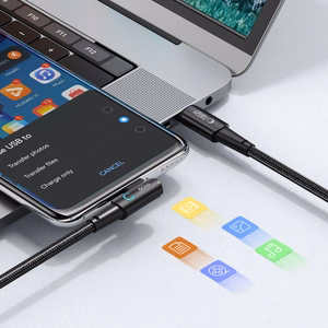 "Tech-Protect UltraBoost L" USB-C / USB-C 60W 6A kabelis 1 m - pilkas