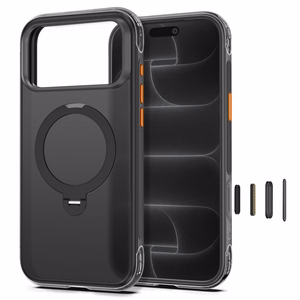 Tech-Protect MagAir Stand MagSafe CC  iPhone 18 Pro Max / 17 Pro Max dėklas, matinis juodas