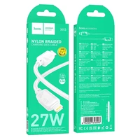 Kabelis USB C į Lightning Hoco PD 27W 1 m X113 baltas