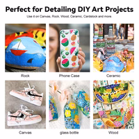 Akriliniai markeriai - flomasteriai ARRTX 30A, 30 spalvų, pastelinių atspalvių