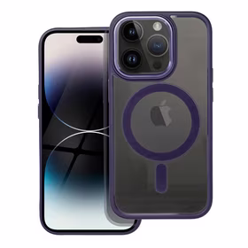 COLOR EDGE MAG COVER dėklas telefonui suderinamas su Magnetiniu IPHONE 14 Pro violetinė
