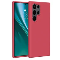 Etteri silikoninis dėklas Samsung Galaxy S23 Ultra raudonas
