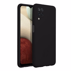 Silikoninis dėklas telefonui SAMSUNG A12 juodas