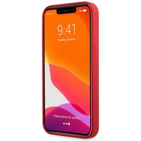 Dėklas Guess GUHCP13XLSLMGRE iPhone 13 Pro Max 6.7" raudona/bordo kietas dėklas Silikoninis Vintage Auksinis Logotipas