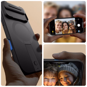 Tech-Protect Kevlar Aura Magnetinis dėklas telefonui iPhone Air - juodas