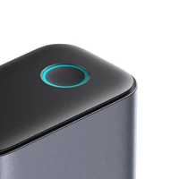 Joyroom JR-TCM02 daugiaportis GaN įkroviklis 65W EU 4x USB-C 2x USB-A - tamsiai pilkas