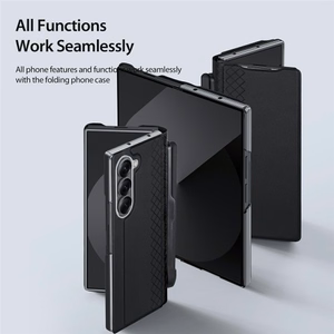 Telefono dėklas Dux Ducis Bril + Pen Samsung F966 Z Fold7 juodas