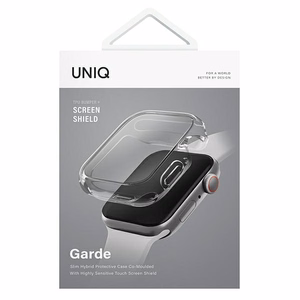 Uniq Garde dėklas Apple Watch 7/8/SE2 45mm - permatomas