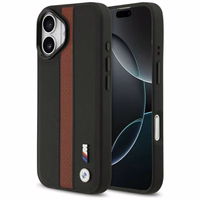 BMW M Perforated Stripe Logo Magnetinis dėklas iPhone 17 - raudonas