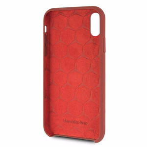 Mercedes Silikono linijos dėklas iPhone Xr - raudonas