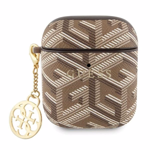 Guess GUA2PGCE4CW dėklas AirPods 1/2 - rudas GCube Charm