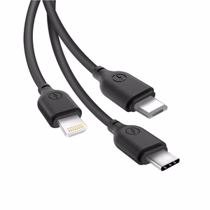 XO kabelis NB103 USB - microUSB 1,0 m 2,1A juodas