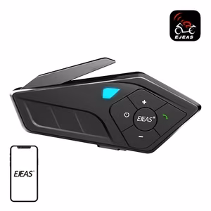 EJEAS E1PRO Mėlynastooth Helmet Mounted Headphone