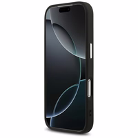 Guess 4G Classic Logo Magnetinis dėklas telefonui iPhone 17 Pro - juodas