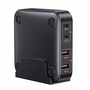 GaN tinklo įkroviklis - Unitek P1229ABK01-EU | 100W 2x USB-C 2x USB-A