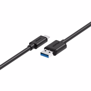 UNITEK Y-C474BK USB laidas USB 3.2 Gen 1 (3.1 Gen 1) 1 m USB A USB C Juodas