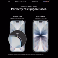 Spigen Glas.tR EZ Fit Apsauginis stiklas iPhone 16 Pro / 17 / 17 Pro - 2 vnt