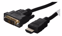 Lanberg CA-HDDV-10CC-0018-BK vaizdo kabelio adapteris 1,8 m HDMI A tipo (standartinis) DVI-D Juoda
