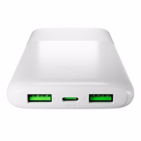 Išorinė baterija Puro DAILY 10 PLUS 10000mAh 2x USBA / 1x USB-C 22.5W - balta