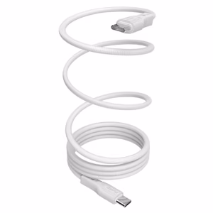Puro Magnetic кабель USB-C - USB-C 60W USB 3.2 (20 Gbps) 1м магнитный - белый