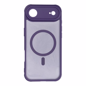 FULL MATTE MAG COVER dėklas telefonui suderinamas su Magnetiniu įkrovimu IPHONE 17 Air violetinė